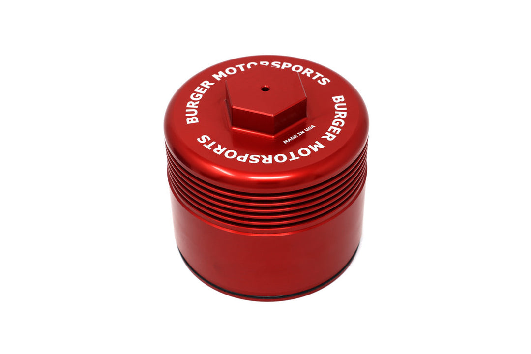 BMS Billet Oil Filter Cover for Subaru WRX, Legacy, & BRZ