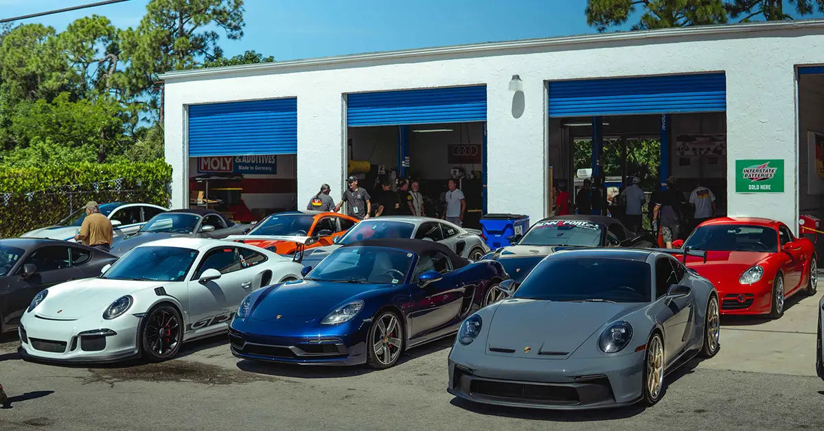 A car show at Superior Autohaus in Bonita Springs