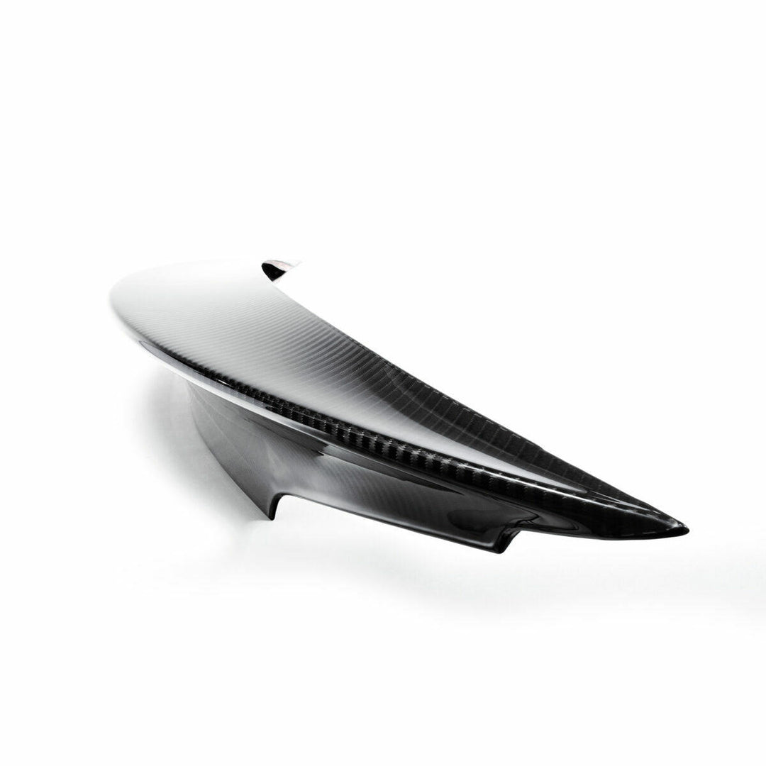 Unplugged Performance Model S Long Tail Trunk Spoiler, Prepreg Carbon Fiber, Gloss Clear