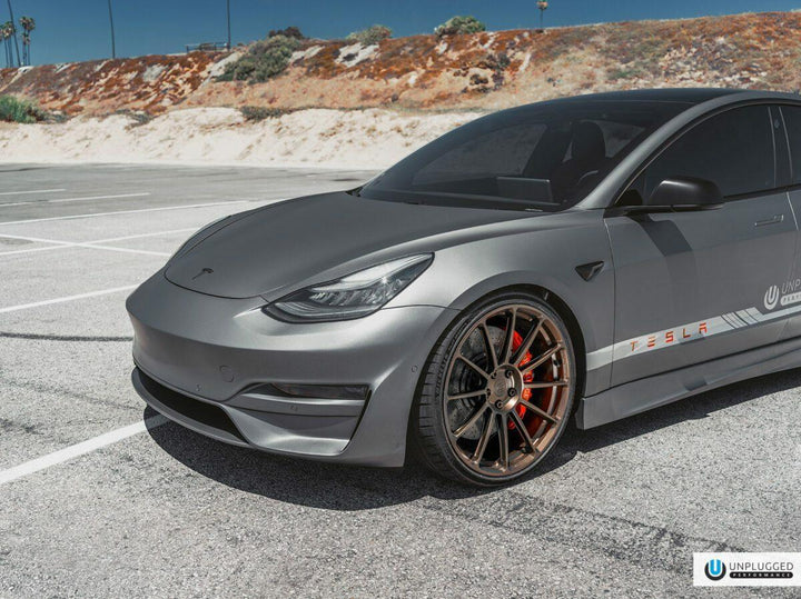 Unplugged Performance Tesla Model 3 Ascension Front Fascia System