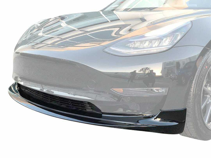 Unplugged Performance Tesla Model 3 Front Lip Spoiler