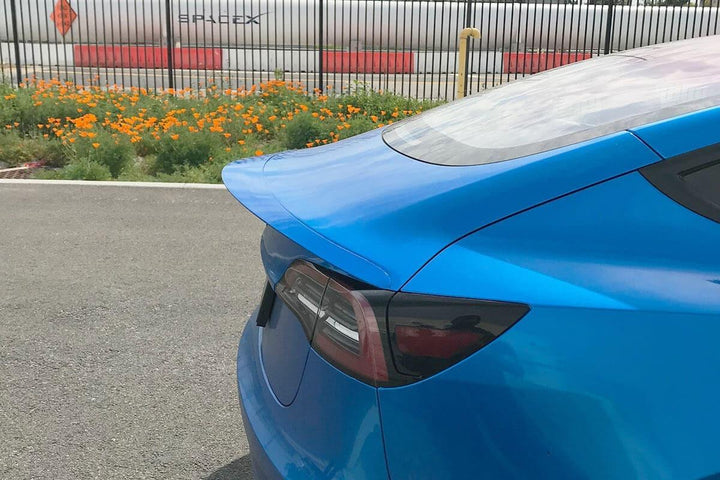 Unplugged Performance Tesla Model 3 High Efficiency Carbon Fiber Trunk Spoiler