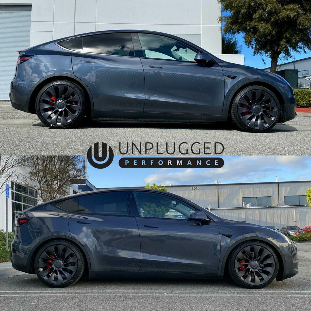 Unplugged Performance Tesla Model Y Dual Rate Lowering Spring Set Moderate - AWD